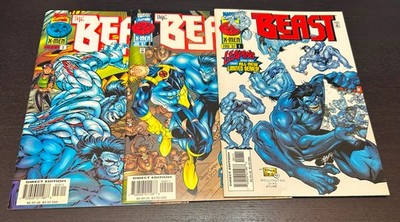 BEAST #1-3 (Marvel Comics 1997) -- #1 2 3 -- X-Men -- FULL Set