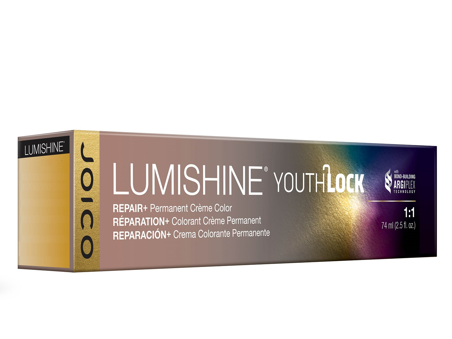Увлажняющий крем для волос Joico LumiShine Reprair+ YouthLock Perm Creme Haarfarbe, 74 мл / 7 НН.