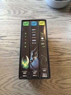 Fox Video Alien Trilogy VHS Box Set Sci-Fi & Fantasy Aliens Alien Aliens Alien 3
