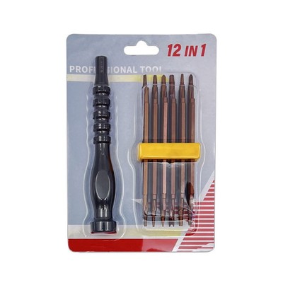 Essential Tool Kit 12 in 1 Magnet Schraubendreher Set für Heimwerker und Repara