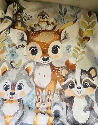 Enchanted Fairytale Forest Creatures Baby Blanket