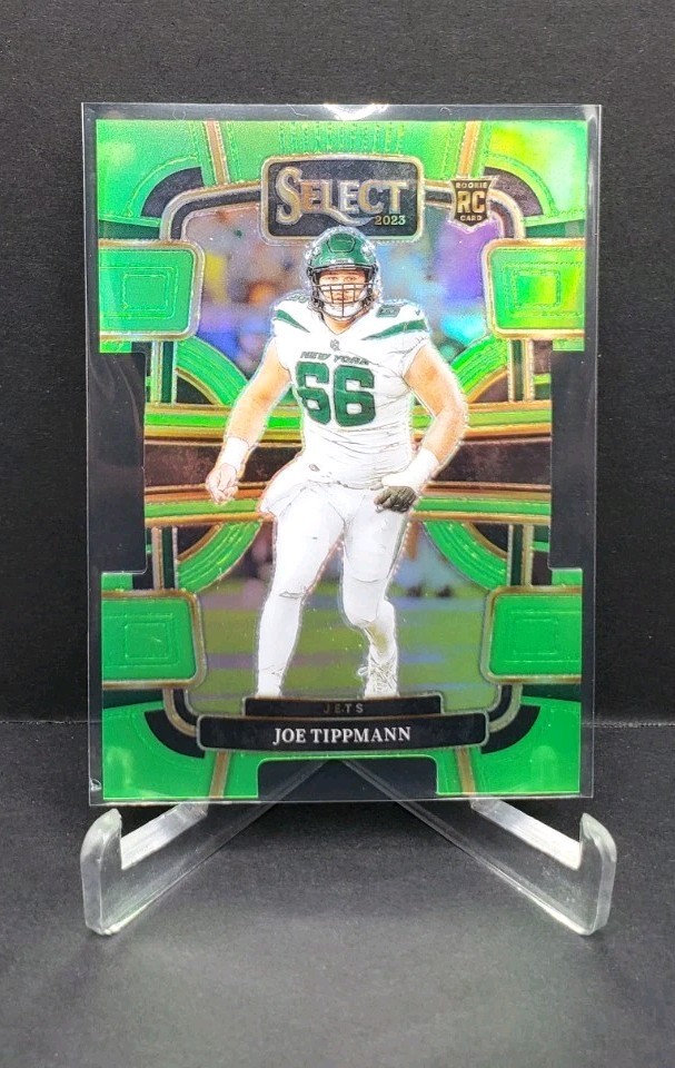 Joe Tippmann Panini Select #78 Die-Cut Neon Green Prizm