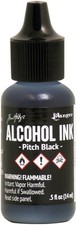 Ranger TAL-22138 Tim Holtz Alcohol Ink .5oz-Pitch Black 3Pk 