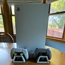 Sony PlayStation 5 PS5 Vertical Stand Dual Controller Charging Dock USB