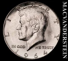 1964 Silver Kennedy Half Dollar - Choice Gem Brilliant Unc  Lustrous  #L3190