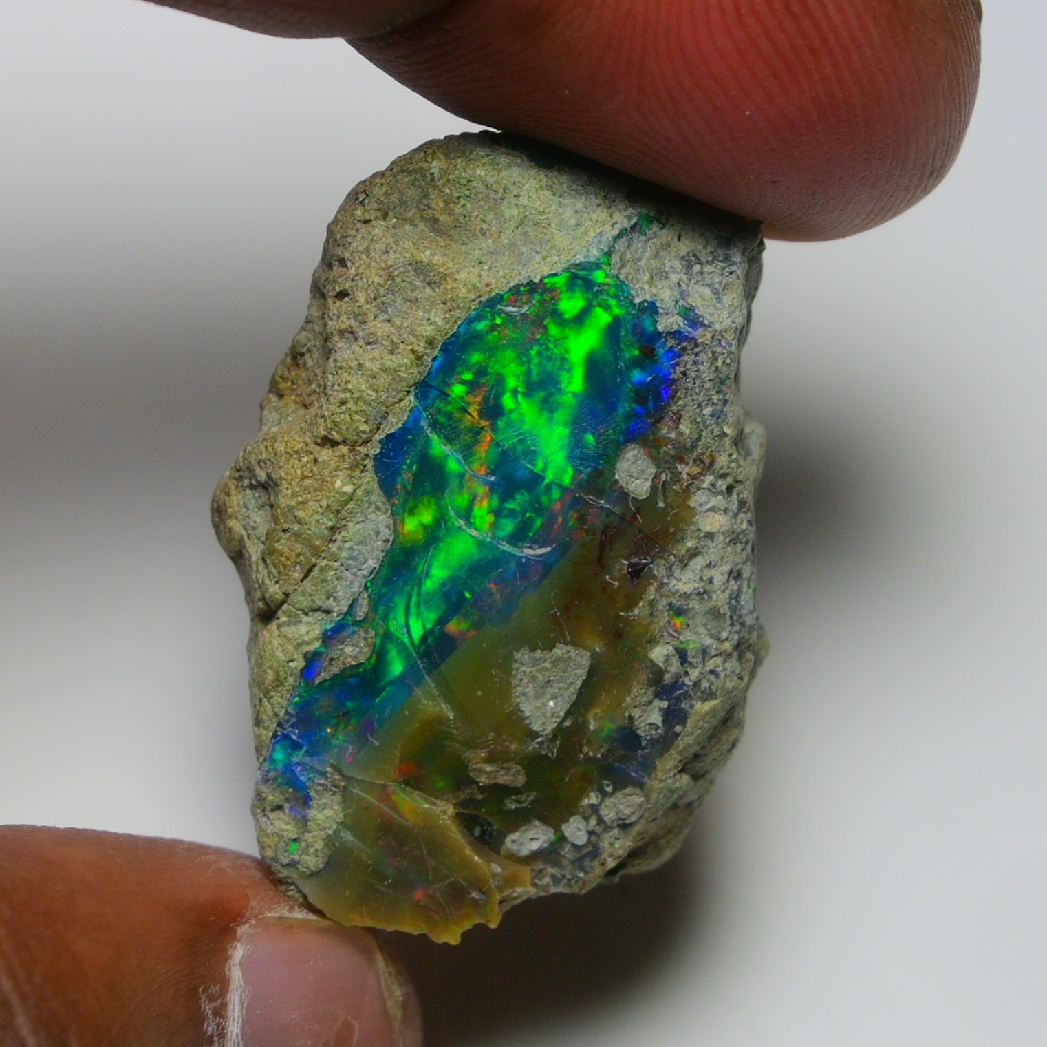 Black Opal  38.55 Carats, Natural Ethiopian Opal Rough, Opal Raw Crystal