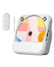 Portable CD Player Bluetooth Rechargeable, Mini Desktop for Home with HiFi