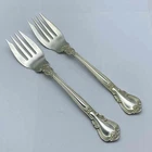 Gorham Chantilly Sterling Silver Salad Fork Set 2 Piece 6.5 Inch
