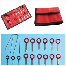 17 Pcs Professional Car Door Panel Radio CD Player Removal Install Key Tool Kit
