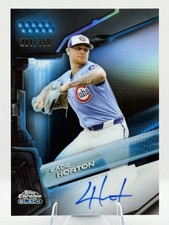 2026 Topps Chrome Black Cade Horton Blue Refractor Auto #/150 #CBA-CH Cubs