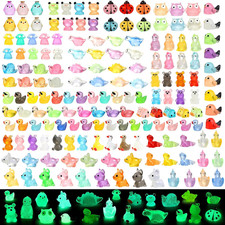 168 Pcs Mini Resin Animals Tiny Resin Animals Mini Ducks Miniature Little Small