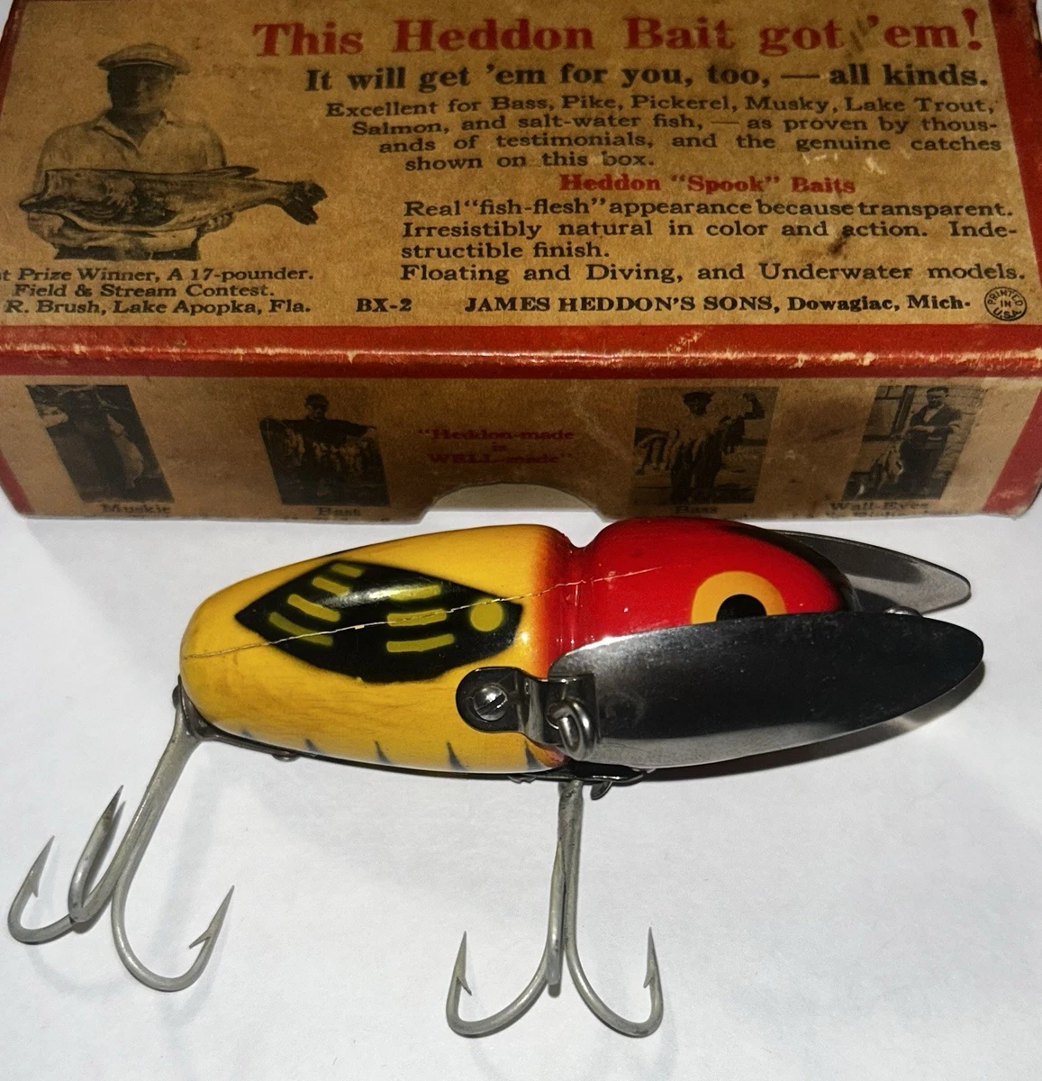 Heddon Crazy Crawler Box for sale | eBay