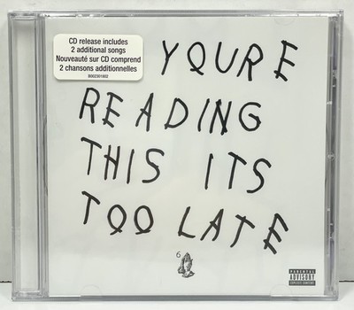 Drake Album If You're Reading this It's Too Late CD NEW SEALED Good Condition