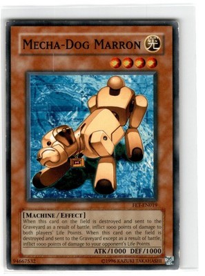 Yu-Gi-Oh! Mecha Dog Marron Unlimited FET-EN019 Moderately played Common
