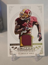DeAngelo Hall 2012 National Treasure 2 Color Prime Game Used Jersey 8/49