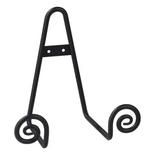 Decorative Scroll Rack Large Black Display 4.5 Inch Depth - Functions as Wall...