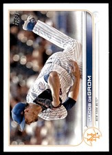 Jacob deGrom 2022 Topps #330 New York Mets FREE SHIPPING AutographDen