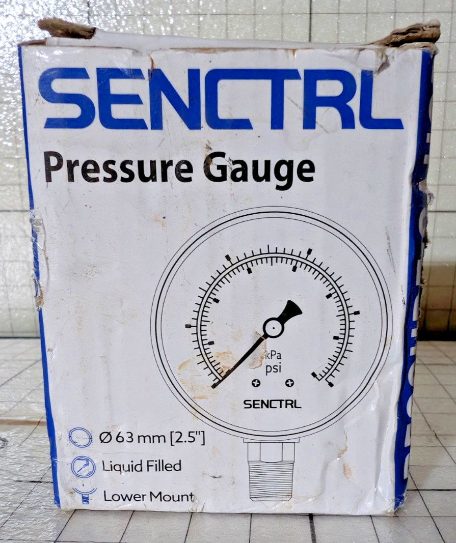 SENCTRL Y.6UGL04.0/3000# Pressure Gauge 0-3000 PSI 2.5