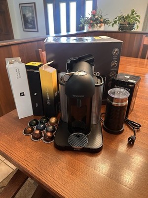 Nespresso Vertuo Coffee Maker Machine With Milk Frother And More