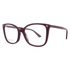 Gucci Demo Cat Eye Ladies Eyeglasses GG0026O 012 53 GG0026O 012 53