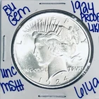 1924 BU UNCIRCULATED SILVER PEACE DOLLAR AUTHENTIC U.S. MINT FREE SHIPPING 6149