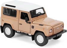 1:24 Scale Land Rover Classic Defender Works V8 Islay Edition Tan Model Replica