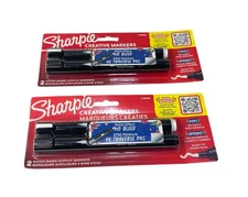 Lot of 2 Sharpie Creative Markers Bullet Tip 2 Packs NEW