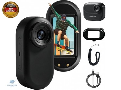 1080P Mini Action Cam, Tragbares Mini Körperkamera, Bodycam mit 32GB Karte, POV