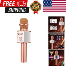 Wireless Bluetooth Karaoke Microphone,3-in-1 Portable Handheld Karaoke Mic Sp...