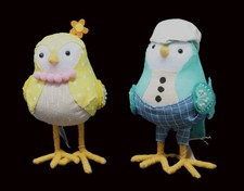 Target Spritz Featherly Friends 2018 Easter Spring Fabric Birds DAISY POPPY Tags