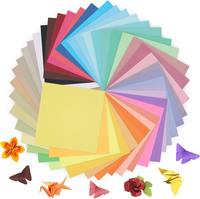 Origami-Papier 50 Farben 100 BläTter 15X15 Cm - Doppelseitiges Farbiges Origami-