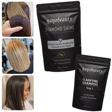 Keratin Treatment Straightening & Hair Repair Diamond Shine Nanobeauty 150ml Kit