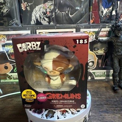 Funko Dorbz: Gremlins Gizmo Hot Topic Exclusive #185 Flocked + Protector Vaults