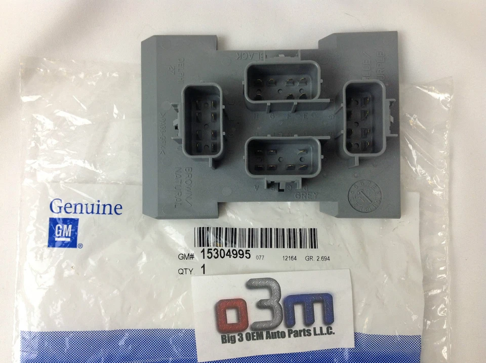 99-07 Chevrolet Silverado GMC Sierra plataforma arnés de cables bloque de unión nuevo OEM Foto 4 de 4