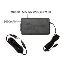 5000mAh Recliner Raffel Rechargeable Battery Pack Power Supply SPS 2A29VDC BBFM
