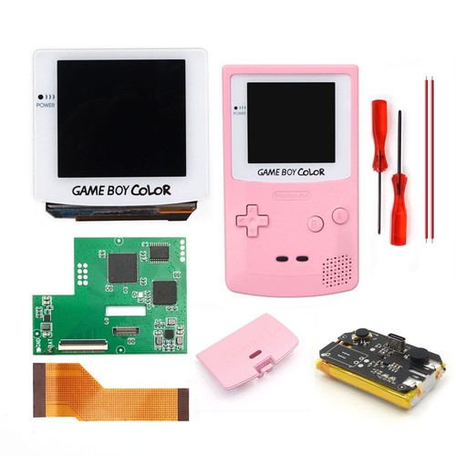 GBC AMOLED OLED Écran Tactile Rechargeable Batterie Li-ion Blanc Kit pour GameBoy - Photo 42/65