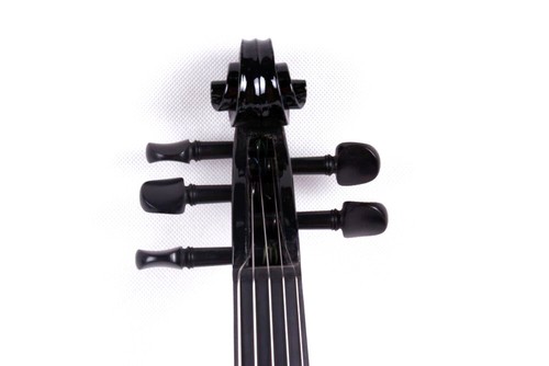 Maple Spruce Handmade 4/4 5 - String Electric Violin Ebony Fittings Case Bow Set - Picture 8 of 10