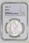 1897 MORGAN DOLLAR NGC MS63