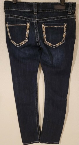 Buckle Daytrip Virgo Skinny Blue Jeans 