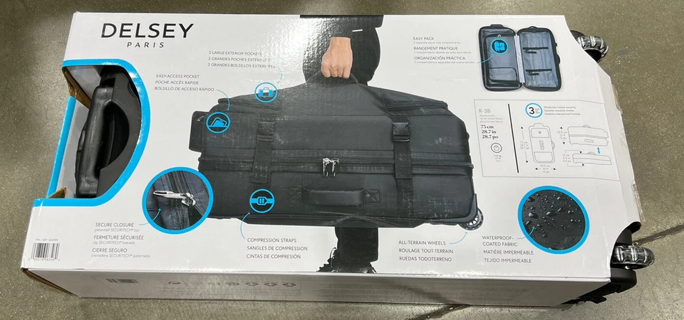 Delsey Paris R-38 Rolling Duffle 28" - Image 3 of 4