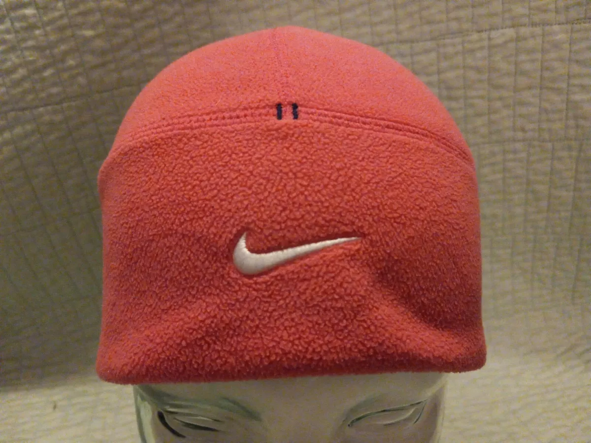 Women's OSFA Nike Thermafit Reversible Pink & Blue Beanie Skull  Cap Hat