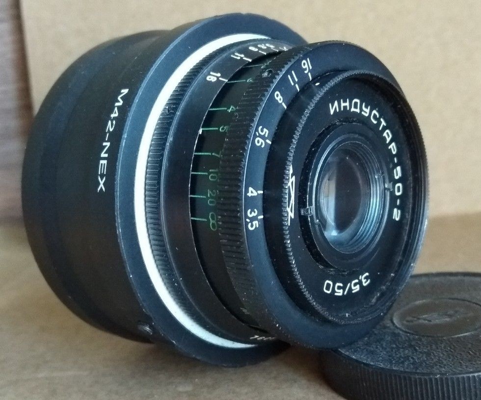 INDUSTAR 50-2 3.5/50 M42 Lens + adapter SONY NEX-M42 | eBay