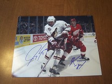 JEREMY ROENICK/KIRK MALTBY  AUTOGRAPH 8 X 10 PHOTO 
