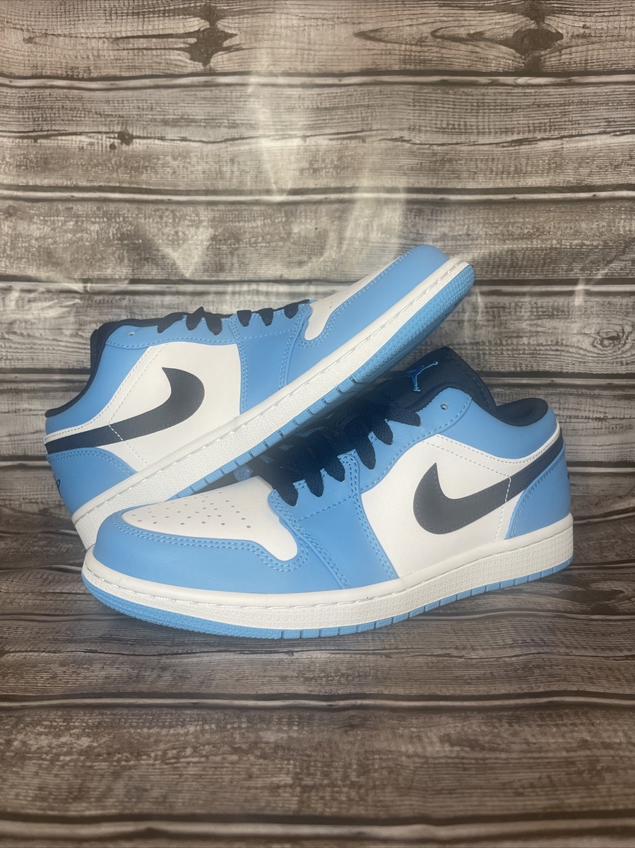 Nike Air Jordan 1 Low UNC White Dark Powder Blue Obsidian
