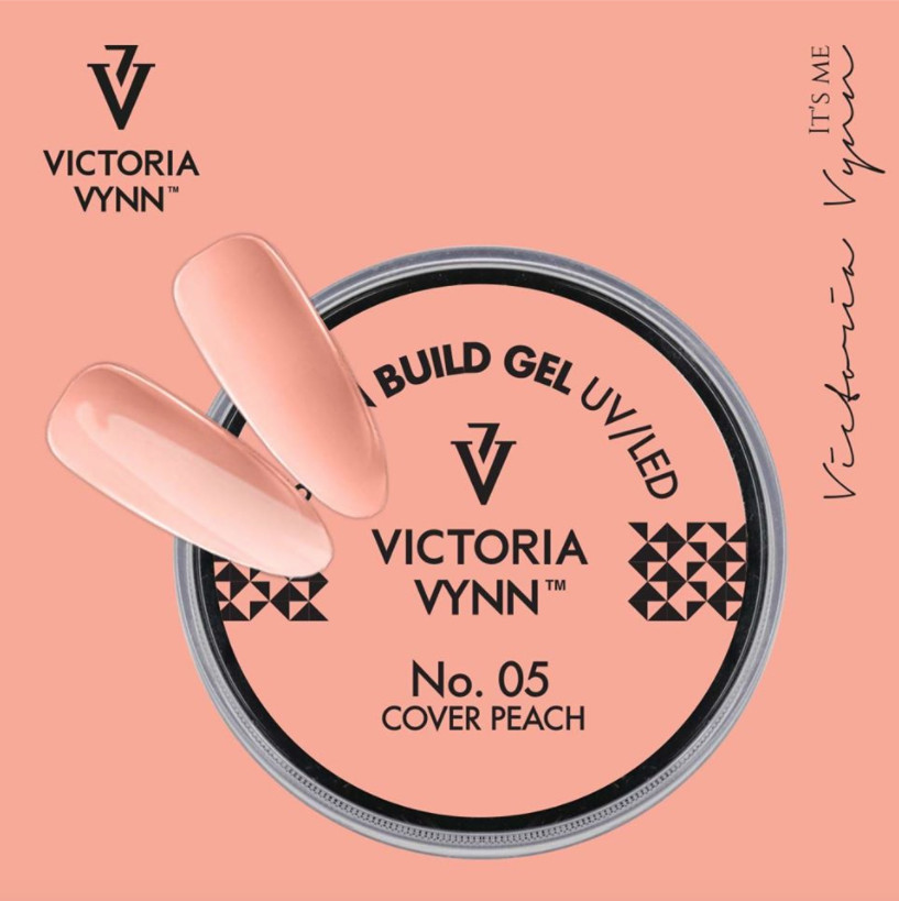 Victoria Vynn BUILD Gel Nail 05 COVER PEACH SALON GEL Nail UV LED 15ml