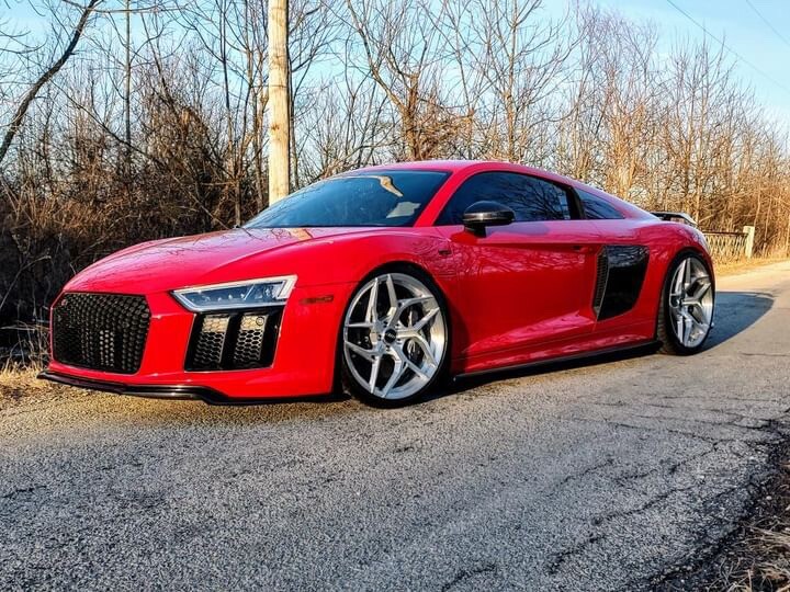 20" 21" ALT12 Forged Brushed Aluminum wheels for Audi R8 20x9 / 21x12 Concave