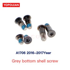 5set/lot New Space Gray Bottom Screw For MacBook Pro Retina 13" A1706 2016 2017