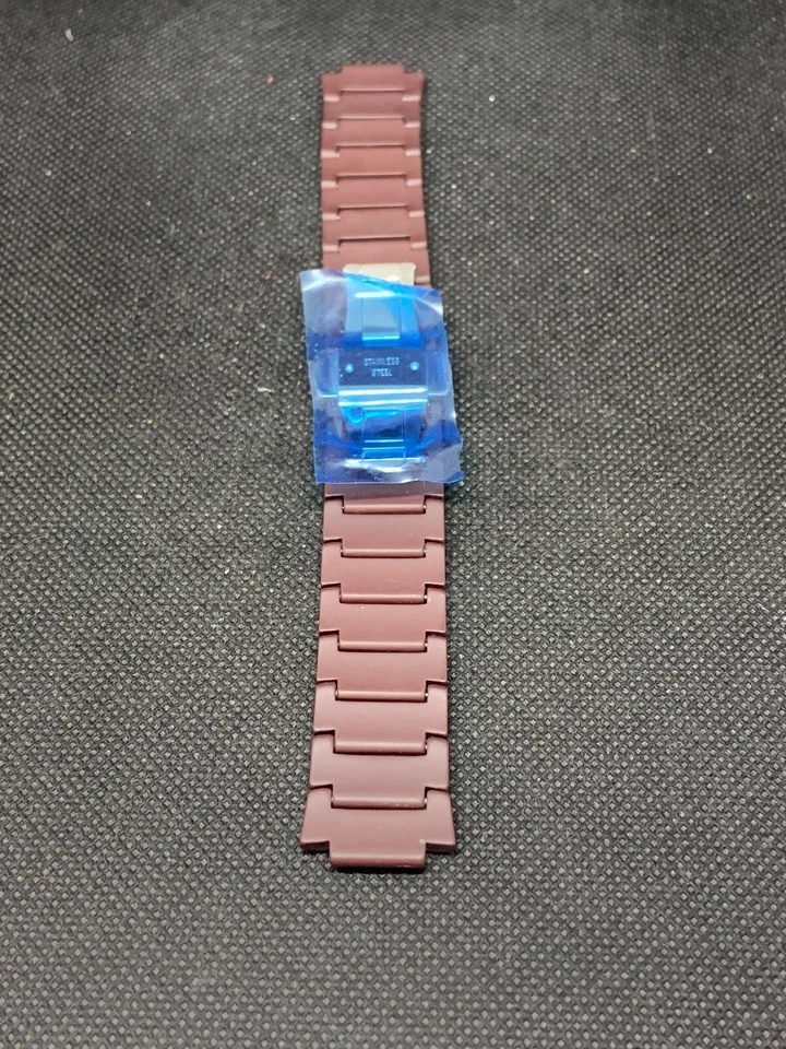 Skagen Marrón Acero Inoxidable 18mm Banda 12mm Lug S154 Foto 3 de 4