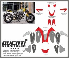Template Sagoma dima DUCATI SCRAMBLER 2023