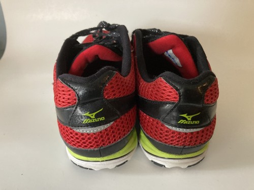 Zapatos deportivos para mujer Mizuno Wave Musha 3 rojo amarillo neón talla 9 - Imagen 4 de 9
